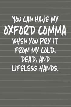 Oxford Comma Teacher Journal Notebook