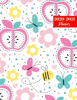 2020-2021 Planner: Cute 24 Months Calendar, 2 Year Appointment Calendar, Business Planners, Agenda Schedule Organizer Logbook and Journal