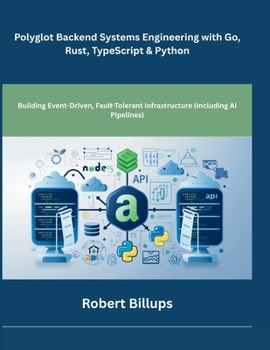 Paperback Polyglot Backend Systems Engineering with Go, Rust, TypeScript & Python: Building Event-Driven, Fault-Tolerant Infrastructure (Including AI Pipelines) Book