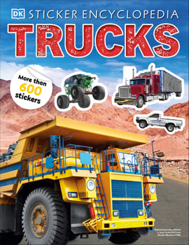 Paperback Sticker Encyclopedia Trucks Book