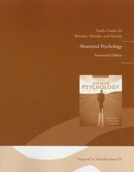 Study Guide for Abnormal Psychology