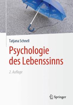 Paperback Psychologie des Lebenssinns [German] Book