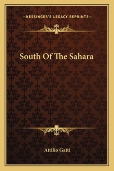 Paperback South Of The Sahara Book