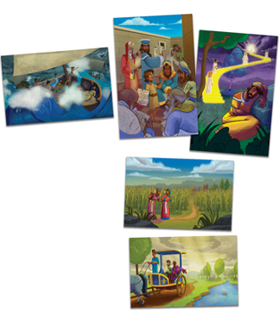 Paperback Vacation Bible School (Vbs) 2024 Camp Firelight Bible Story Poster Pack: A Summer Camp Adventure with God Book