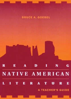 Paperback Reading Native American Literature: A Teacher's Guide Book