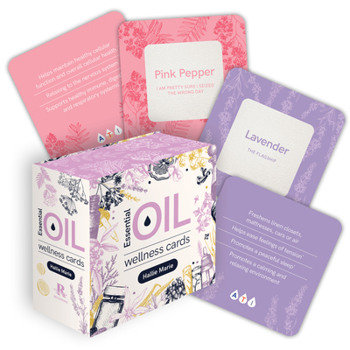 Essential Oil Wellness Cards: Wellness Advocate Edition (61 Full-Color Cards with Ring Hold)