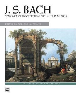 Paperback 2-Part Invention No. 4 in D Minor: Sheet Book