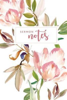 Paperback Sermon Notes Notebook (Wide Margins) Book