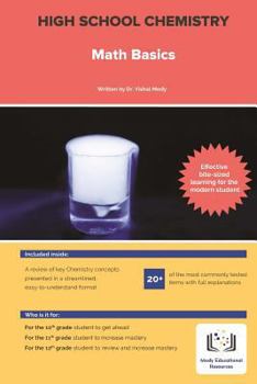 Paperback Chemistry Math Basics: Chemistry Math Basics Book