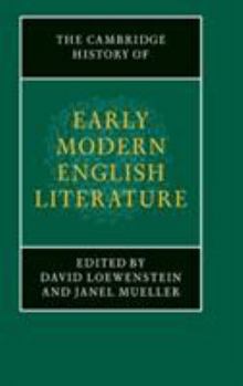 Hardcover The Cambridge History of Early Modern English Literature Book