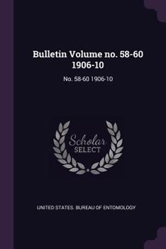 Paperback Bulletin Volume No. 58-60 1906-10: No. 58-60 1906-10 Book
