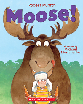 Paperback Moose! Book