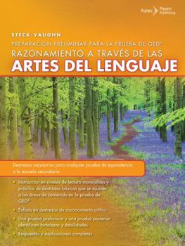 Paperback Pre GED Test Preparation: Reasoning Through Language Arts Spanish Book