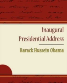Paperback Inaugural Presidential Address Book