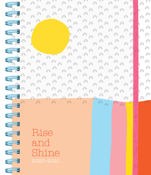 Calendar Rise and Shine 17-Month Large Planner 2020-2021 Book