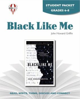 Paperback Black Like Me - Student Packet by Novel Units Book