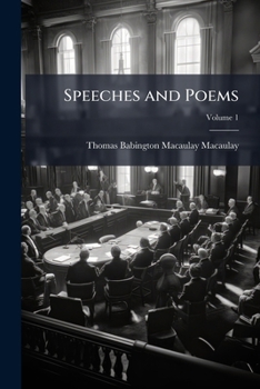 Paperback Speeches and Poems Book