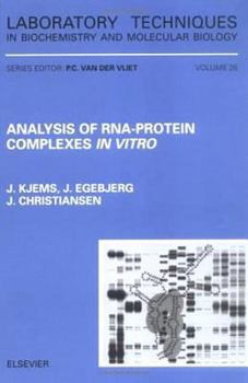 Paperback Analysis of Rna-Protein Complexes in Vitro: Volume 26 Book