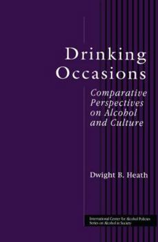 Paperback Drinking Occasions: Comparative Perspectives on Alcohol and Culture Book