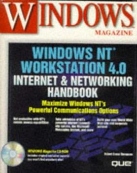 Paperback Windows NT Workstation 4 0 Internet & Networking Handbook Book