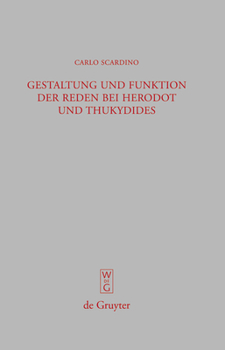 Hardcover Gestaltung und Funktion der Reden bei Herodot und Thukydides [German] Book