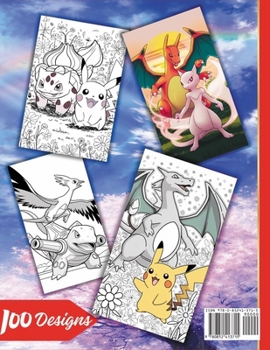 Paperback Pokémon Coloring Book: Amazing Fun Coloring Adventures for Kids, Draw Deluxe Edition [Large Print] Book