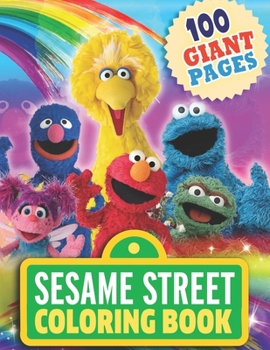 Paperback Sesame Street Coloring Book: GIANT PAGES and HIGH QUALITY IMAGES for Fans and Kids Book