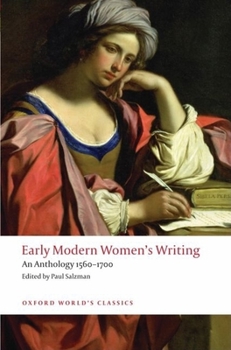 Paperback Early Modern Women's Writing: An Anthology, 1560-1700 Book