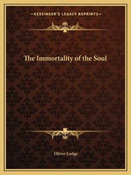 Paperback The Immortality of the Soul Book