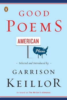 Paperback Good Poems, American Places Book