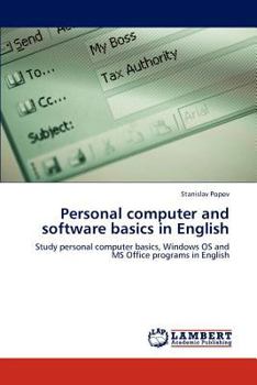 Paperback Personal computer and software basics in English Book