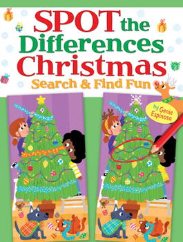 Paperback Spot the Differences Christmas: Search & Find Fun Book