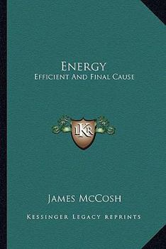 Paperback Energy: Efficient And Final Cause Book