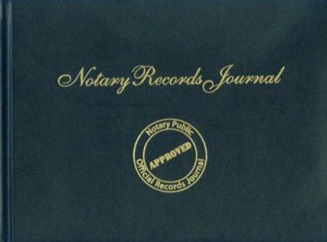 Paperback Notary Records Journal Book