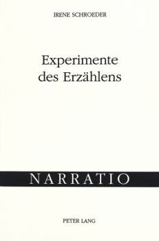Paperback Experimente Des Erzaehlens: Joseph Roths Fruehe Prosa 1916-1925 [German] Book
