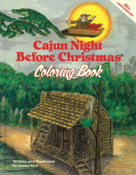 Paperback Cajun Night Before Christmas(r) Coloring B Book