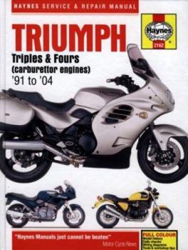Hardcover Triumph Triples & Fours (carburettor engines) '91 to '04 Book