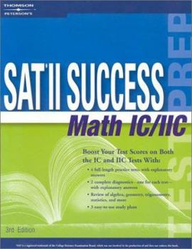 Paperback SAT II Success Math 1c and 2c, 3rd Ed Book