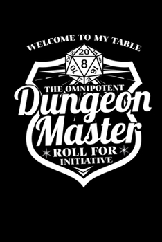 Notizbuch: Dungeon Master Gamer Rpg Würfel Lustiges Geschenk 120 Seiten, 6X9 (Ca. A5), Karomuster (German Edition)