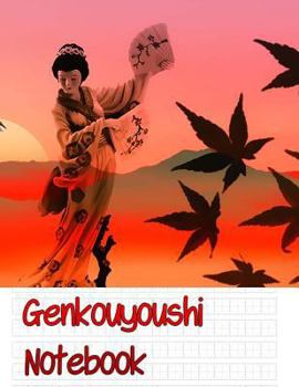 Paperback Genkouyoushi Notebook: Kanji Practice Notebook with 150 pages - 8,27" x 11,69" - Large Japanese Writing Practice Book - a Workbook & Book, Ja Book