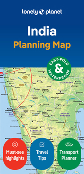 Loose Leaf Lonely Planet India Planning Map Book