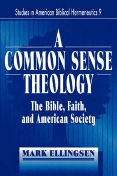 Paperback A Common Sense Theology? Book