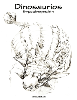Paperback Dinosaurios libro para colorear para adultos 1 [Spanish] Book