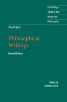 Paperback Newton: Philosophical Writings Book
