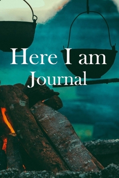 Paperback Here I am Journal: Lined Notebook / Journal Gift, 100 Pages, 6x9, Soft Cover, Matte Finish Inspirational Quotes Journal, Notebook, Diary, Book