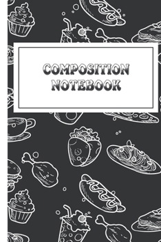 Paperback Notebook: Ruled Notebook Lined School Journal Black cover - 120 Pages - 6 x 9" -(Composition Books) Book