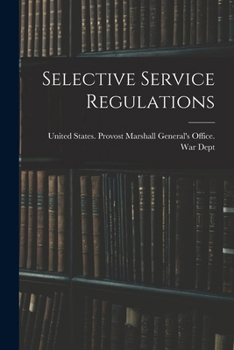 Paperback Selective Service Regulations Book