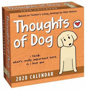 Calendar Thoughts of Dog 2020 Day-To-Day Calendar Book