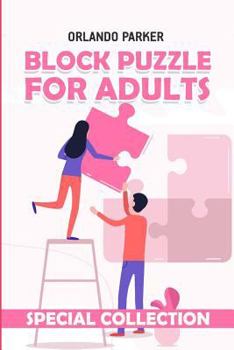 Paperback Block Puzzle For Adults: Light and Shadow Puzzles Book