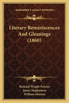 Paperback Literary Reminiscences And Gleanings (1860) Book